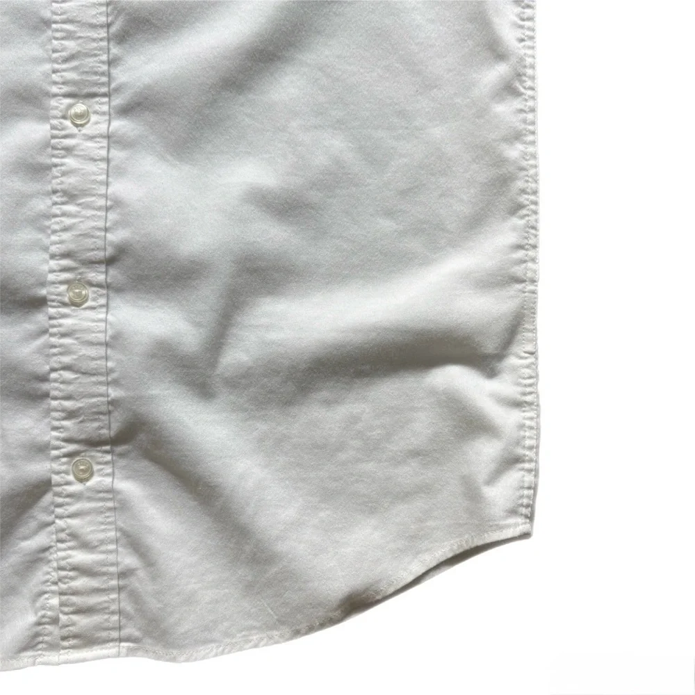 RVCA Men's White Casual Button Down Shirt - Picture 4 of 8